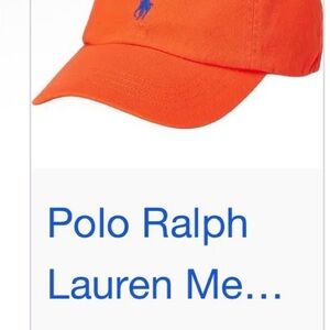 Polo Ralph Lauren Orange Baseball Cap